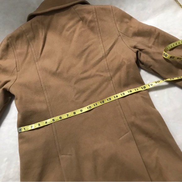 J Crew double breasted camel pea coat jacket - Picture 8 of 11